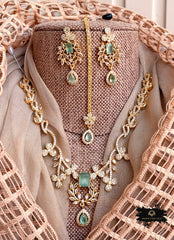 Made For Her-Elira Zircon Necklace Set - KIA1220