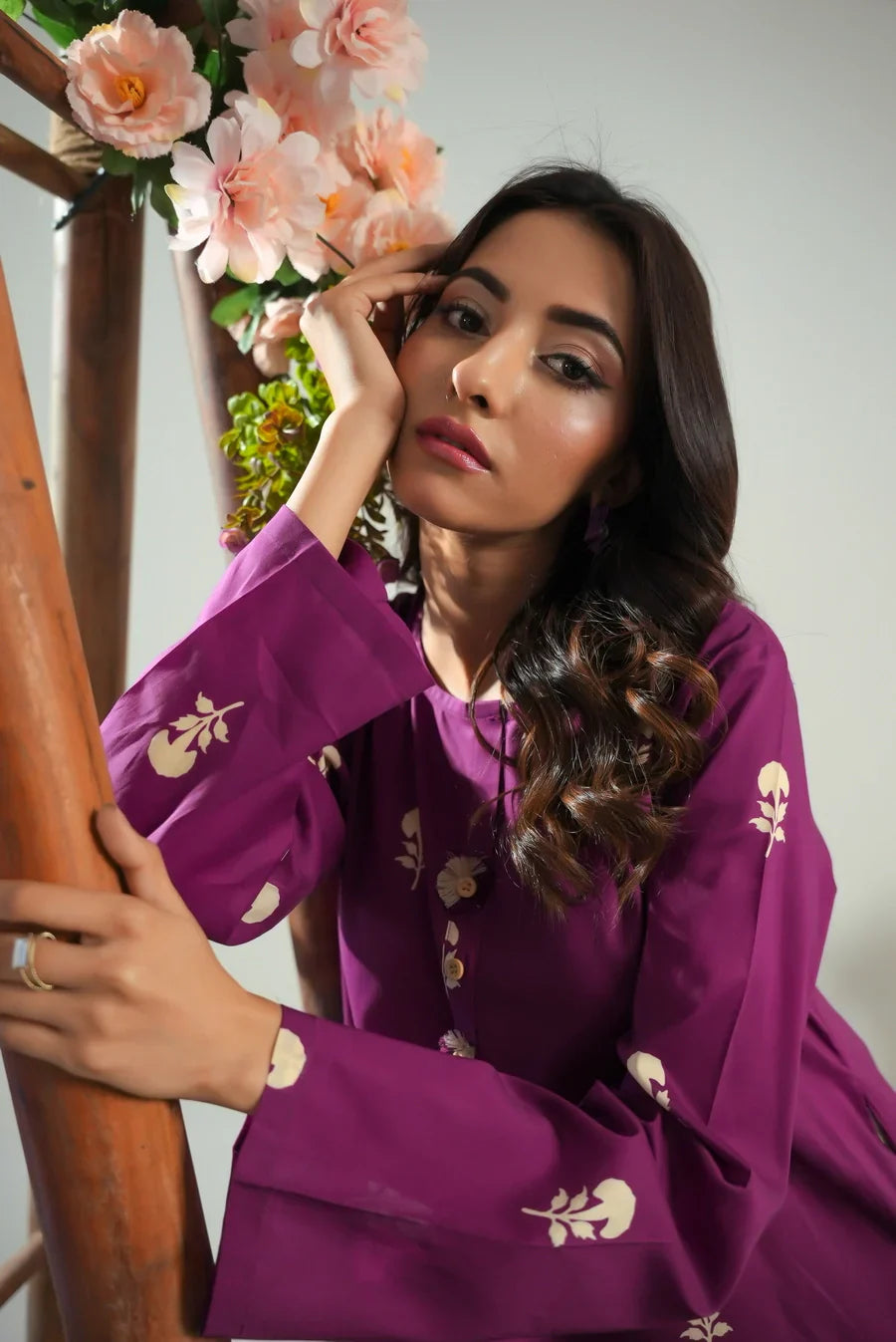 Dhaga Stitched 2 Piece Lawn Collection'2025-Matching separate 0040