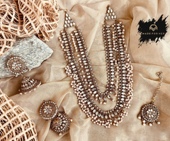 Made For Her-Aarzu Twin Strand Kundan Mala Set - KAHD1045