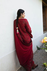 Zara Shahjahan Unstitched 3 Piece Winter Shawl Suit-Bahar