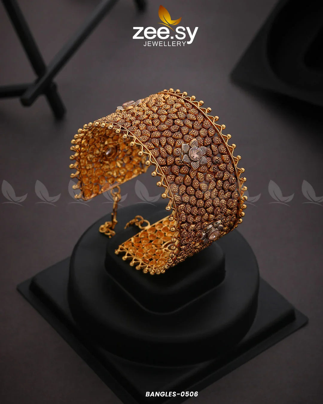 BANGLES-0506 Chmapagne - Zeesy Jewellery