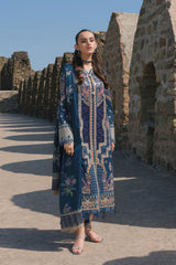 Qalamkar Unstitched 3 Piece Eid Luxury Lawn Suit-BE-01-Natalia