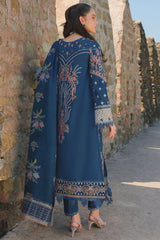 Qalamkar Unstitched 3 Piece Eid Luxury Lawn Suit-BE-01-Natalia