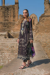 Qalamkar Unstitched 3 Piece Eid Luxury Lawn Suit-BE-03-Inez