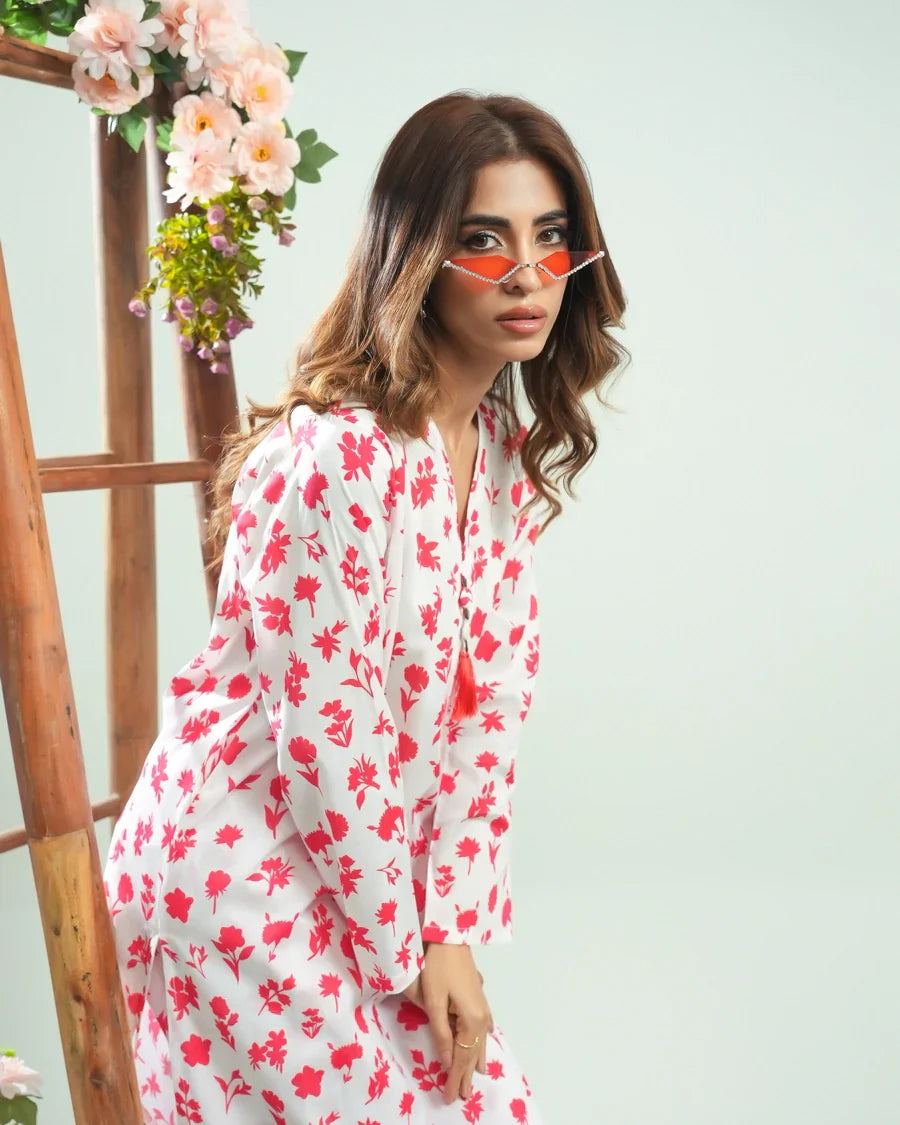 Dhaga Stitched 2 Piece Lawn Collection'2025-Matching separate 0048