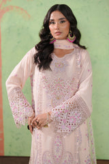Bayan By Guzel Stitched 3 Piece Chiffon Formals Suit-BG-03-Tehreer