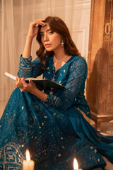 Manahils Stitched Formals Kurti 098