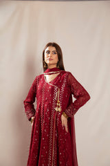 Manahils Stitched Formals Kurti 099