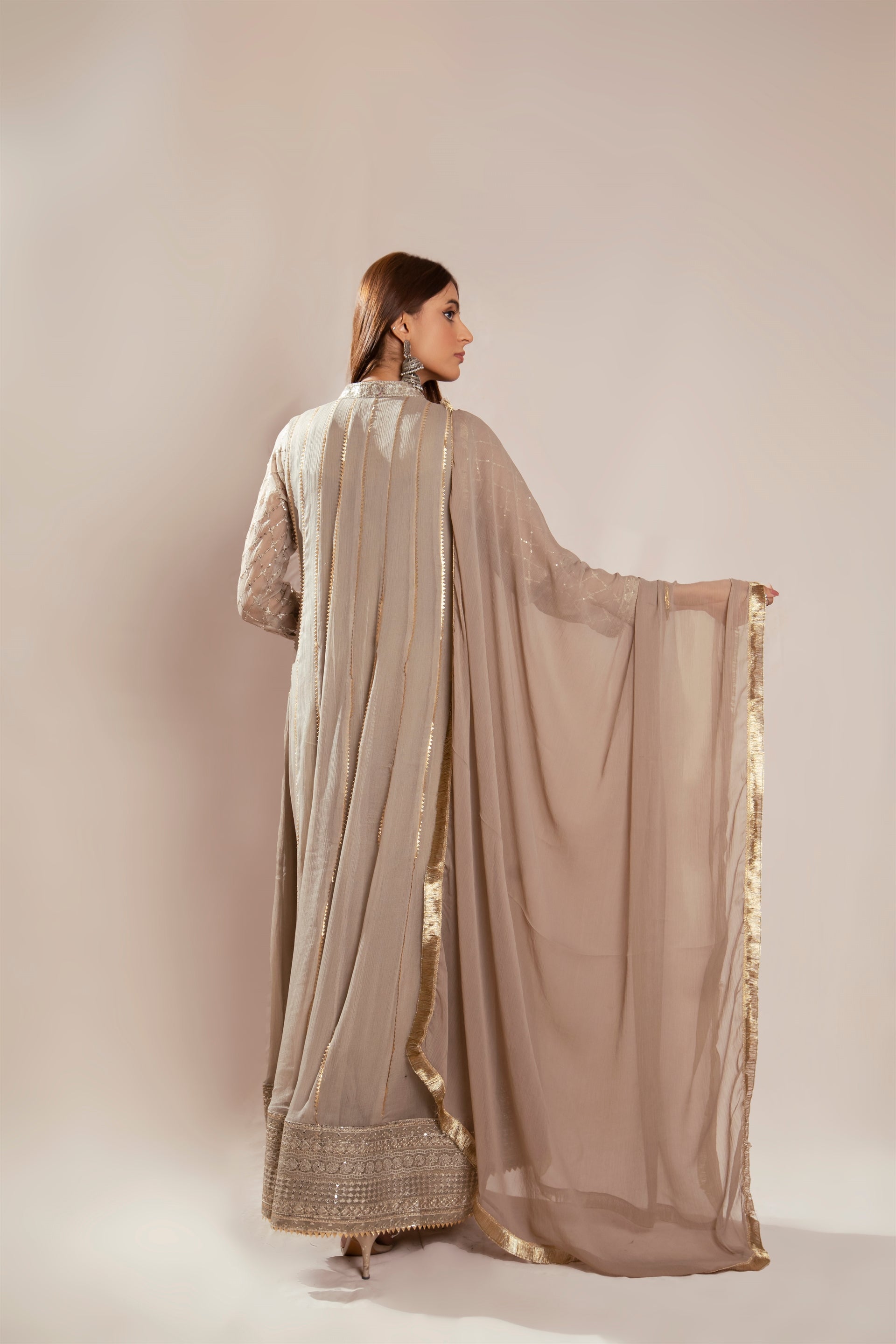 Manahils Stitched Formals Kurti 106
