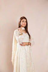 Manahils Stitched Formals Kurti 099