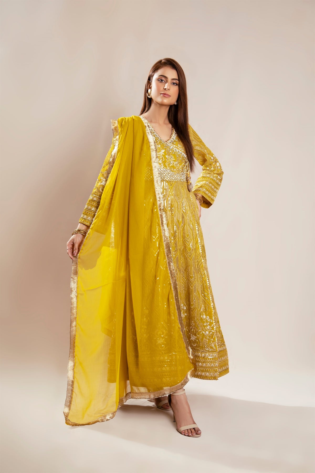 Manahils Stitched Formals Kurti 105
