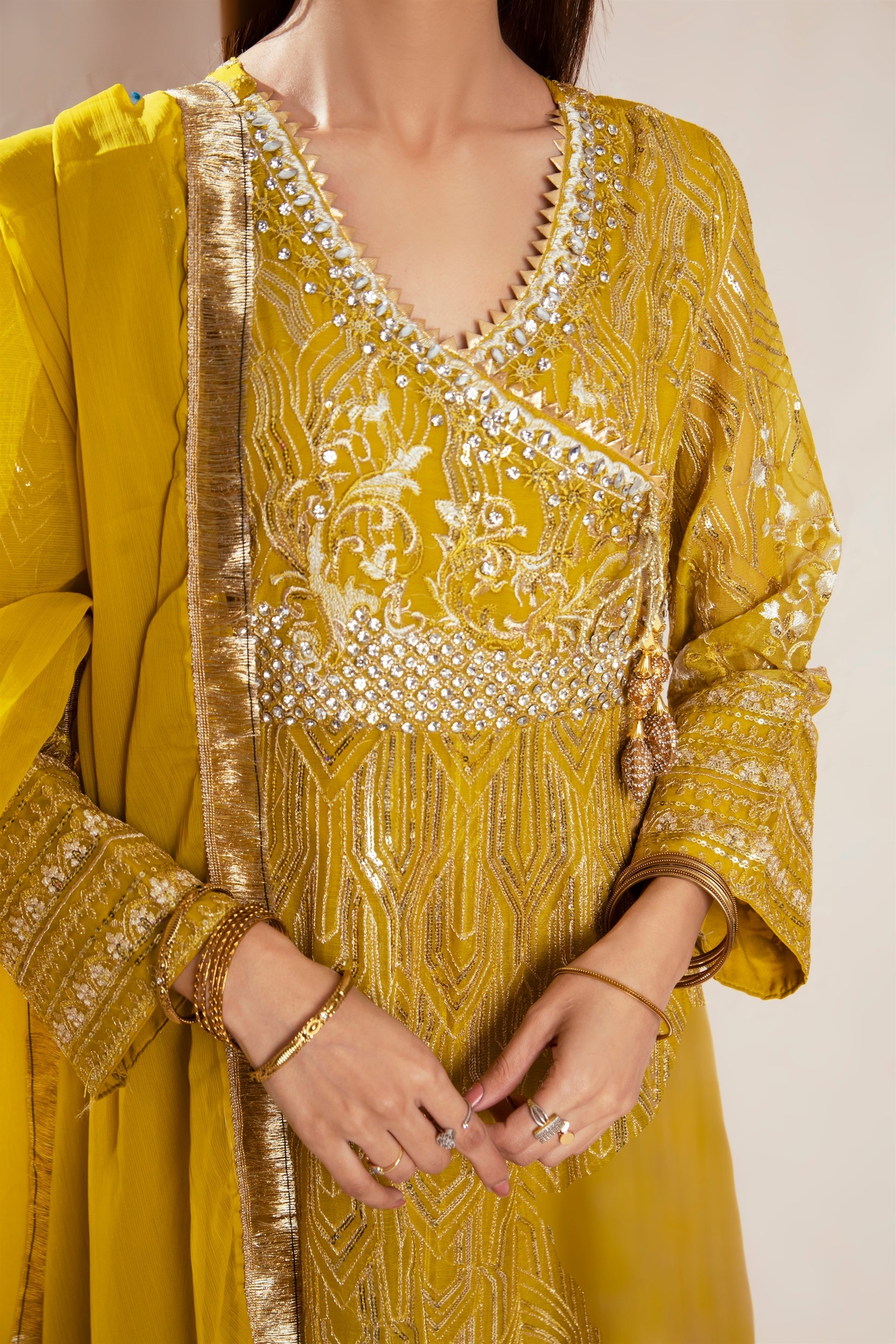 Manahils Stitched Formals Kurti 105