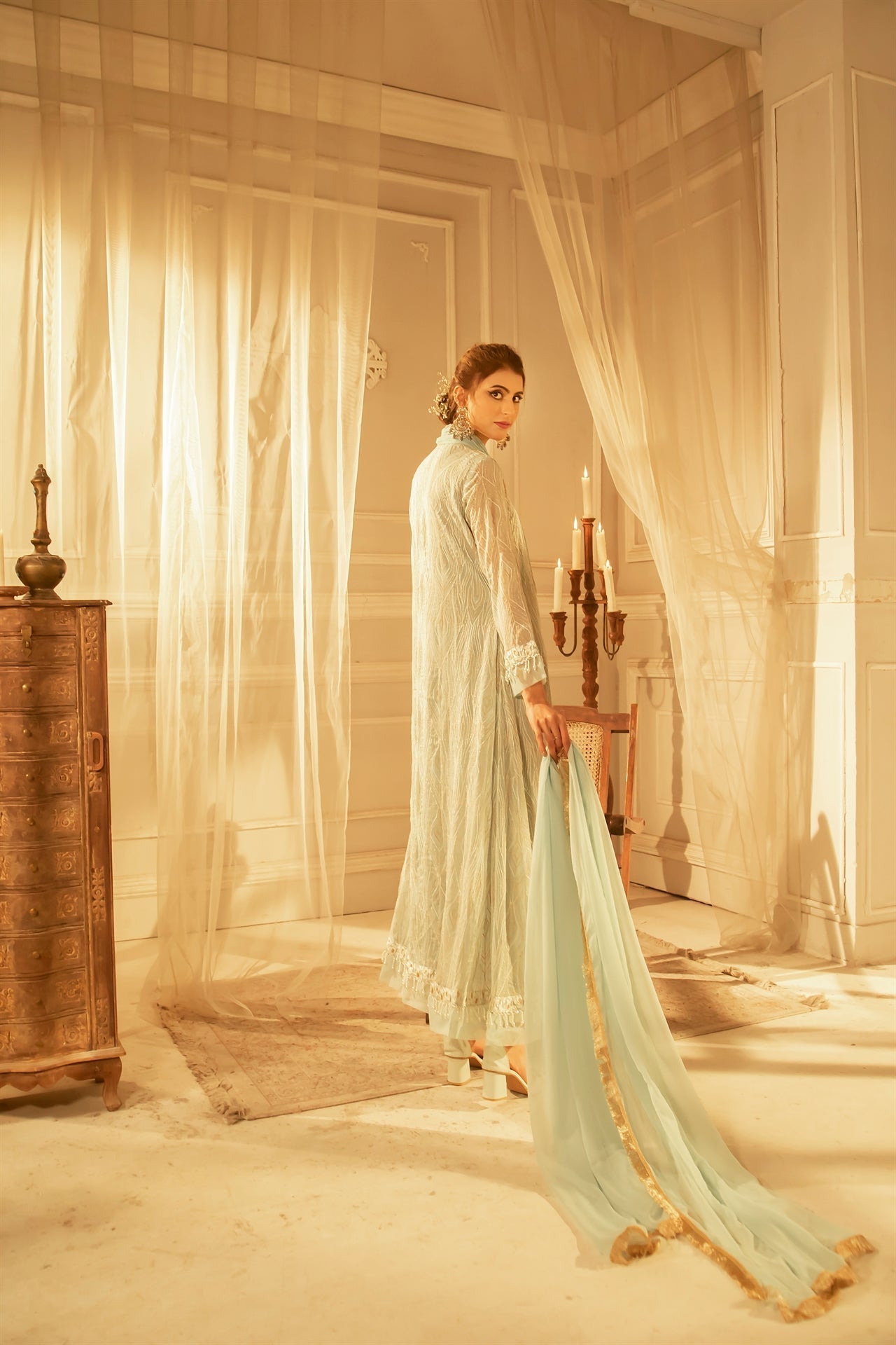 Manahils Stitched Formals Kurti 109