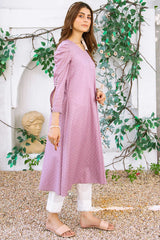 Aayra Stitched Summer Collection'2025-AY361 - Purple Dot Shirt