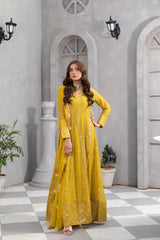 Manahils Stitched Formals Kurti 099