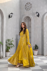 Manahils Stitched Formals Kurti 099