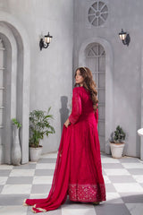 Manahils Stitched Formals Kurti 099