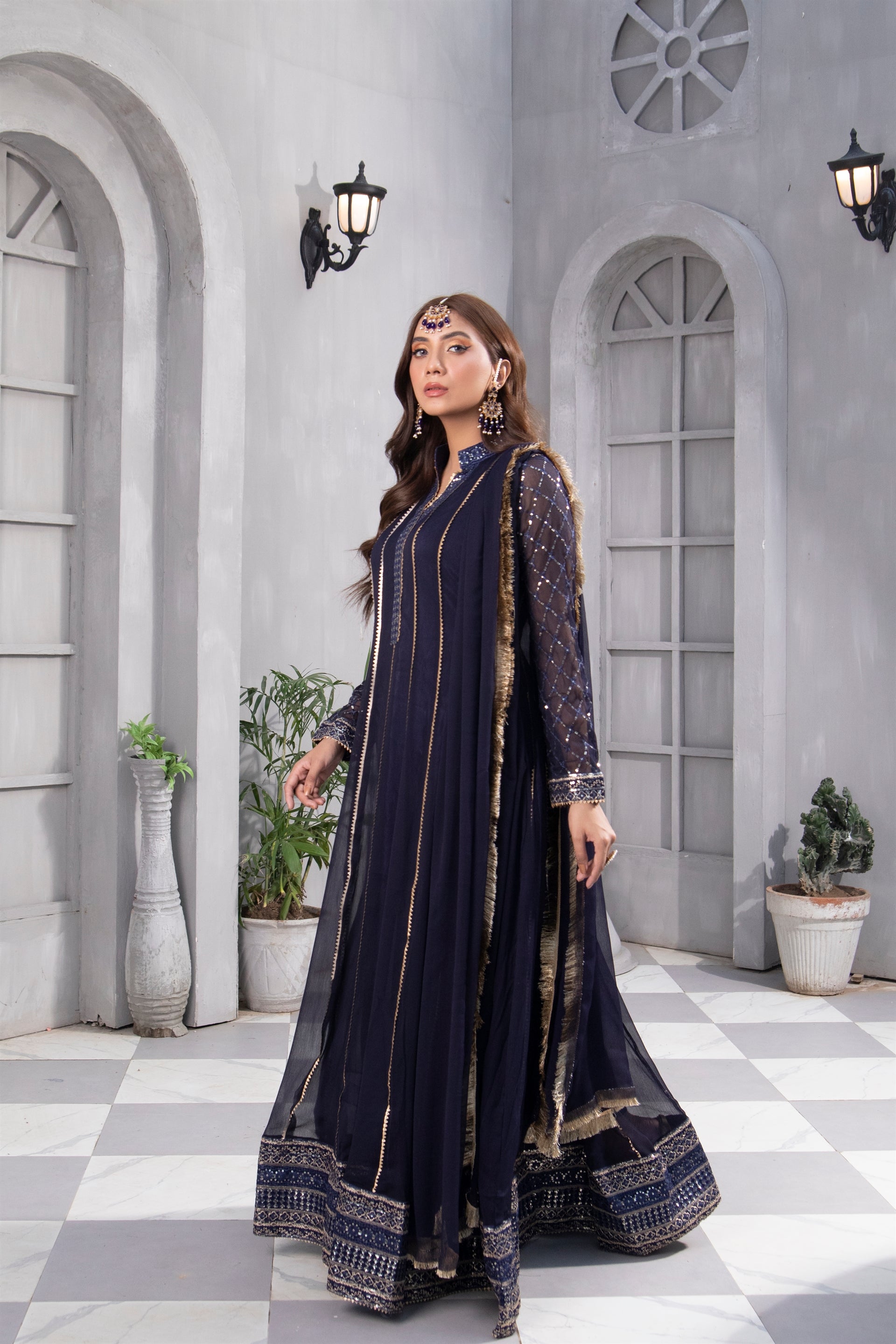 Manahils Stitched Formals Kurti 106