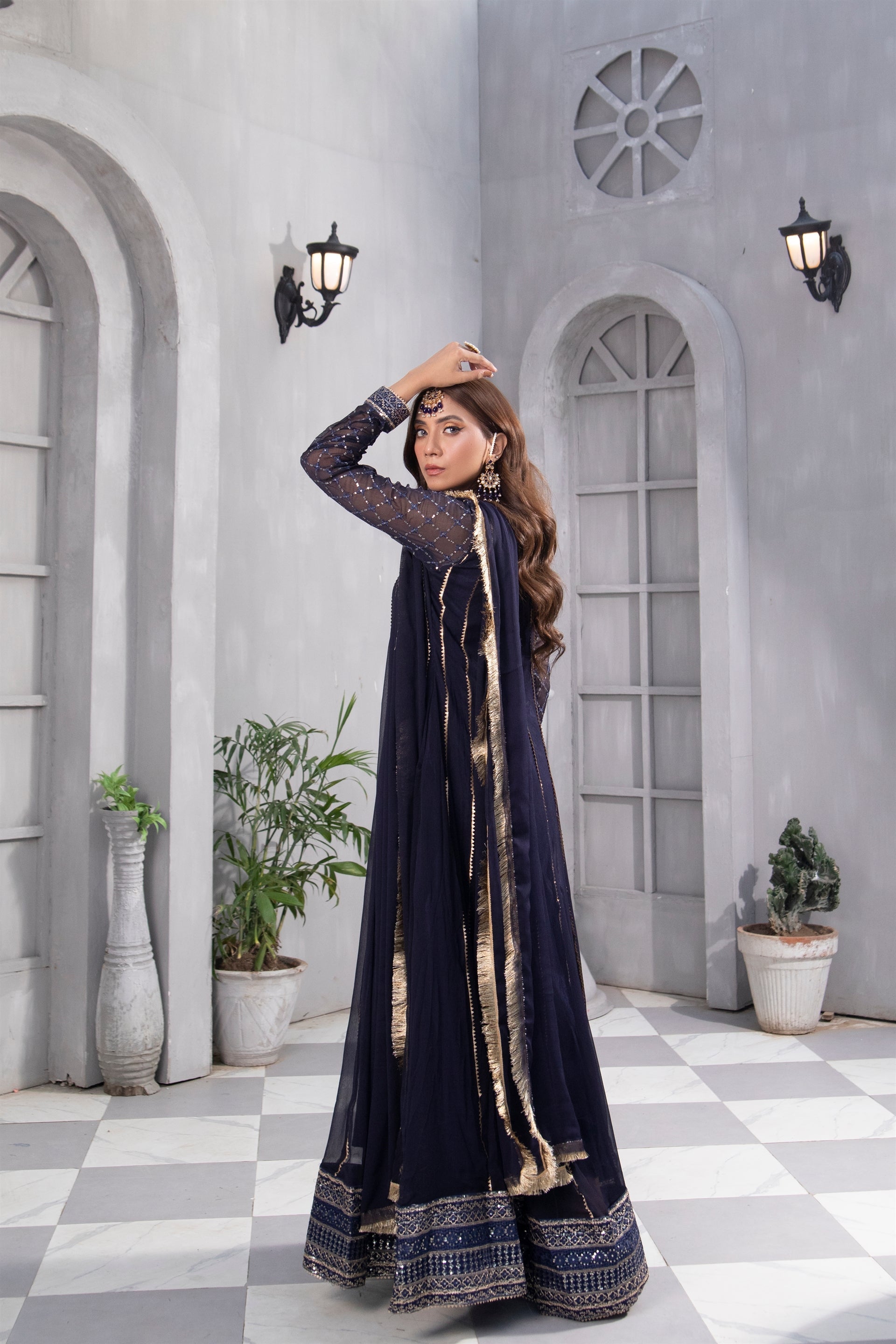 Manahils Stitched Formals Kurti 106