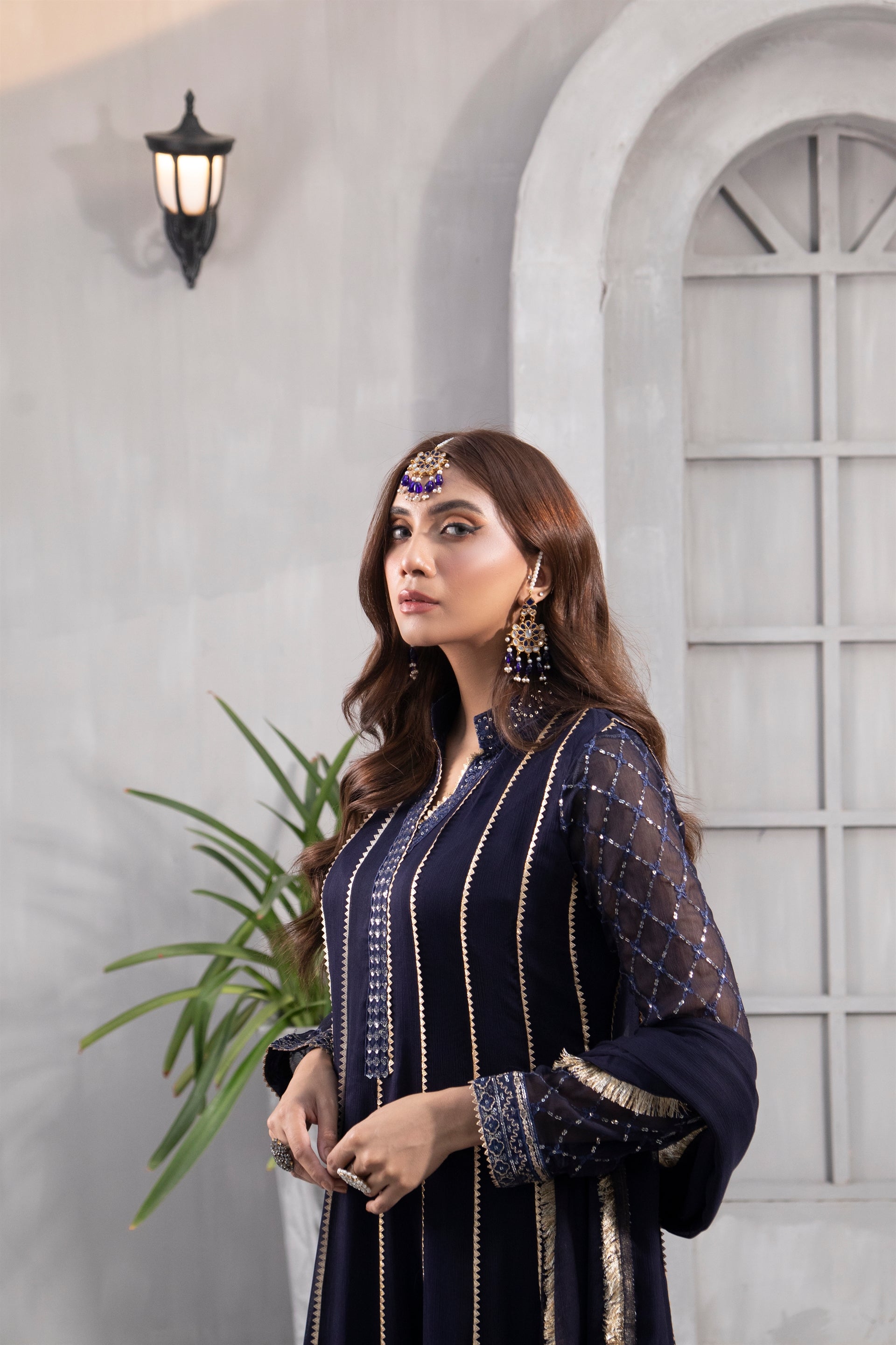 Manahils Stitched Formals Kurti 106