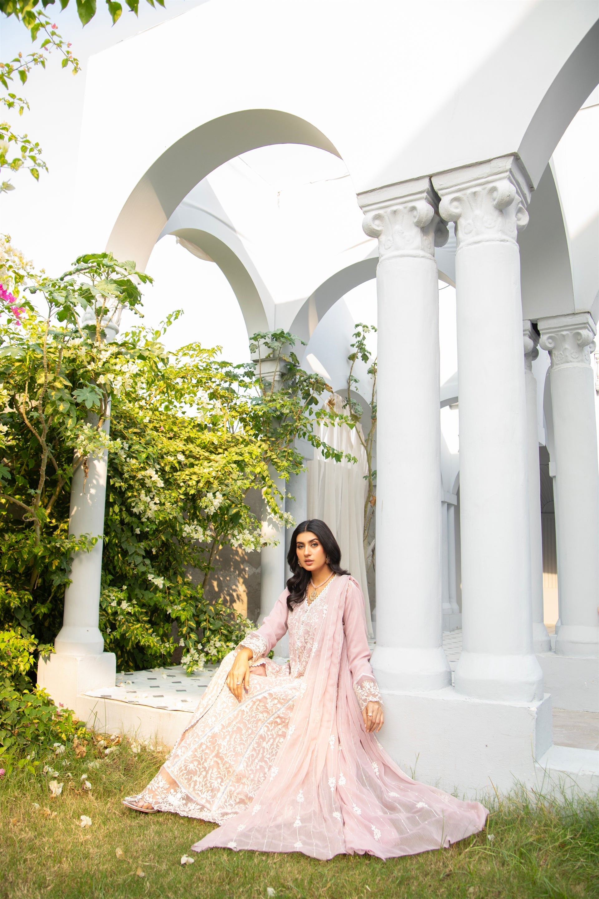 Manahils Stitched Formals K-113-Lilac