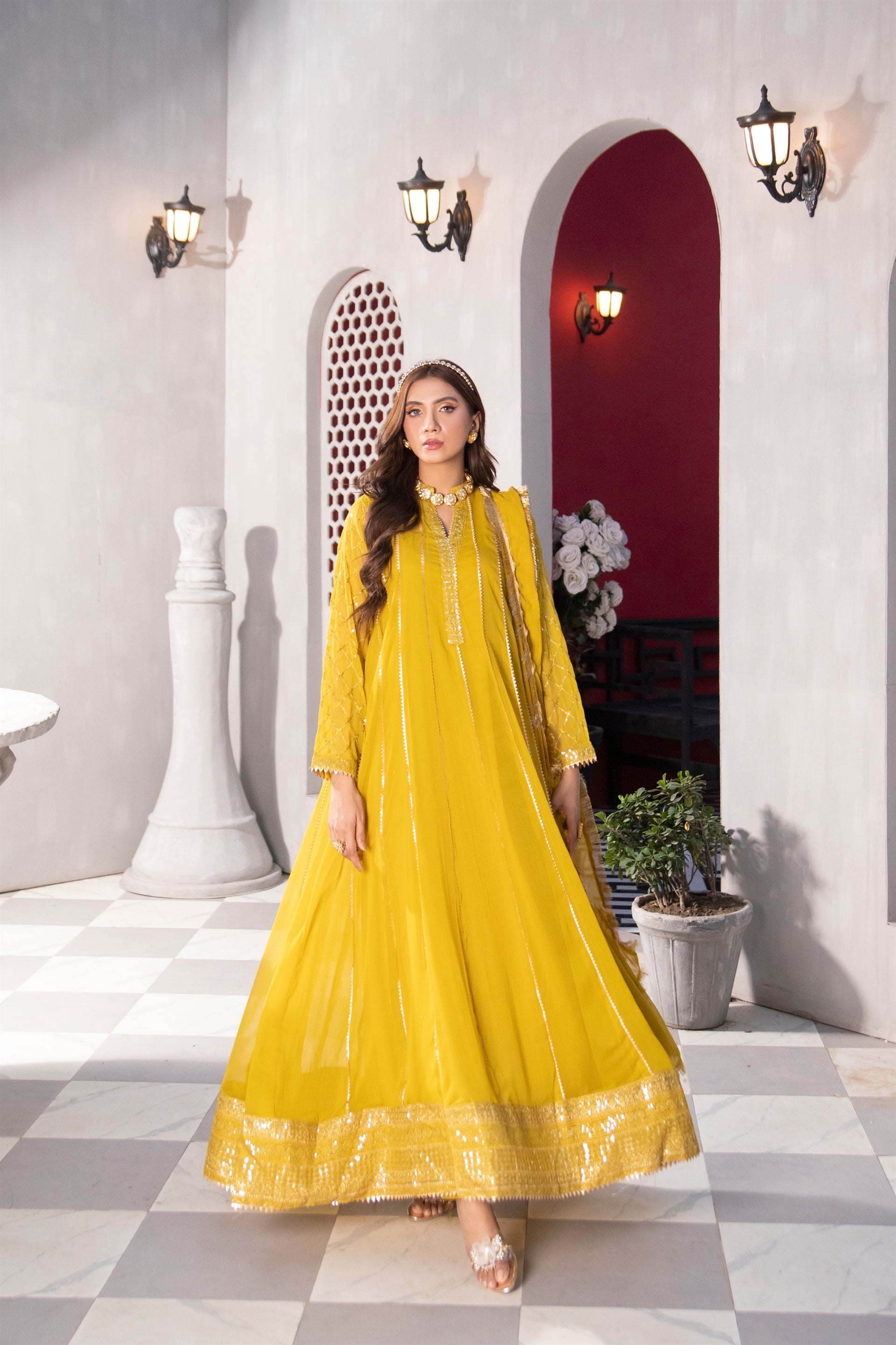 Manahils Stitched Formals Kurti 106