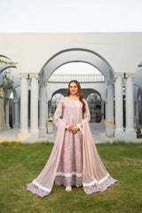 Manahils Stitched Formals K-152-Lilac