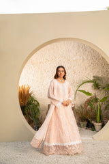 Manahils Stitched Formals K-152-Peach