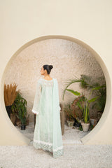 Manahils Stitched Formals K-152-Aqua