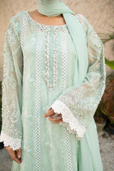 Manahils Stitched Formals K-152-Aqua