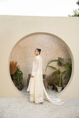 Manahils Stitched Formals Sw 04-Off White