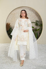 Manahils Stitched Mlt-01-Off White