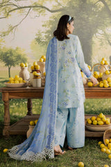Bloom By Nureh Unstitched 3 Piece Emb and Printed Doriya Lawn Suit-BL-14