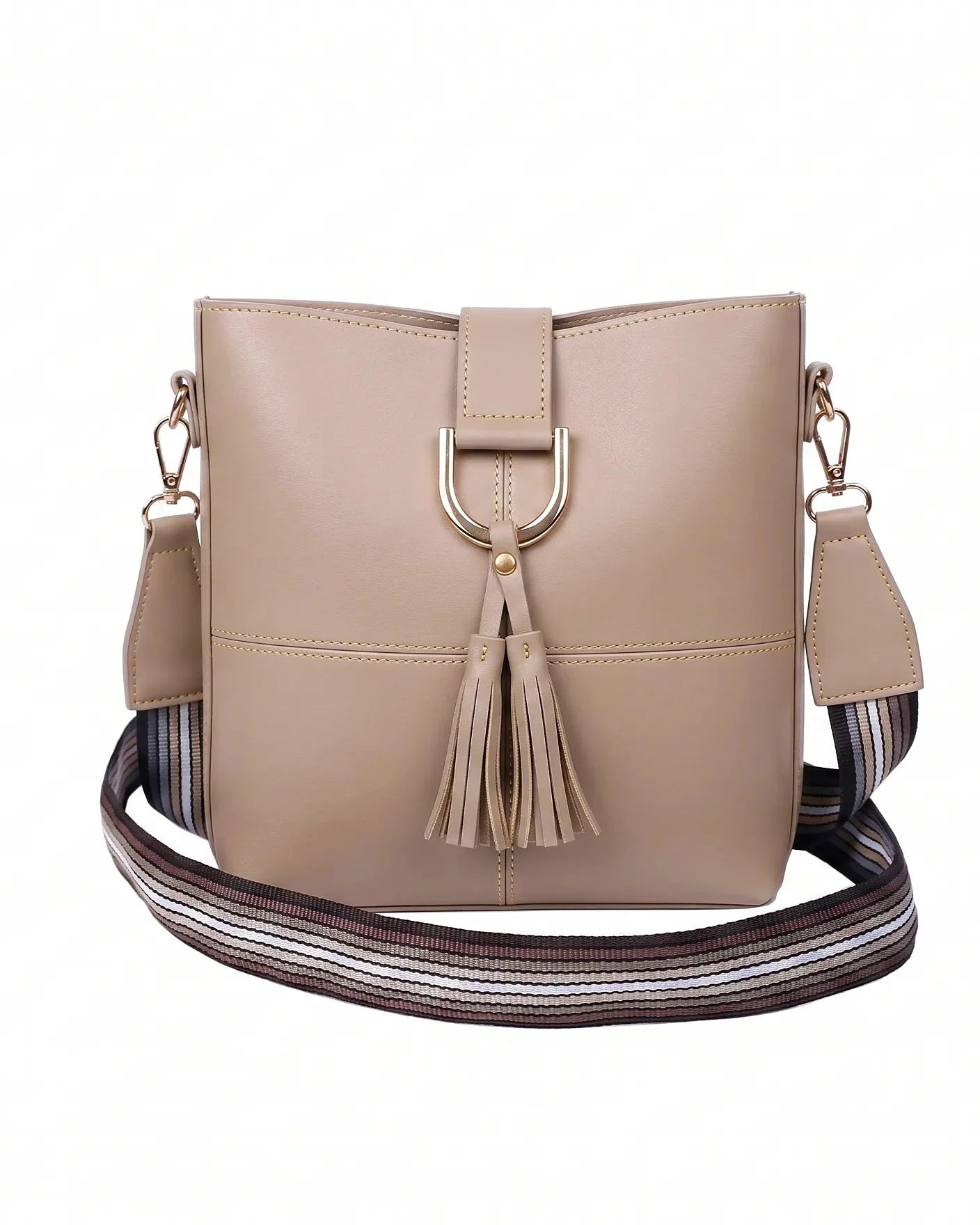 Bob Beige women's crossbody bag in beige by Bag X