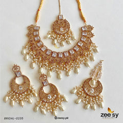 BRIDAL-0235 Pearl - Zeesy Jewellery