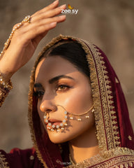BRIDE NOSE RING-0010 - Zeesy Jewellery