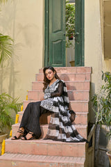 Silcot Stitched Summer Collection'2025-Mumtaz Monochrome MBROIDERED CHARM