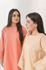 Silcot Stitched Summer Collection'2025-Sunlit Meadow Peach Perfection