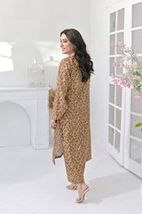 Silcot Stitched Summer Collection'2025-Nouvelle Bloom Mustard Co-ord