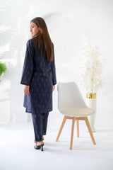 Silcot Stitched 2 Piece Summer Lawn Suit-Noor-e-Neel Printed Lawn Ensemble