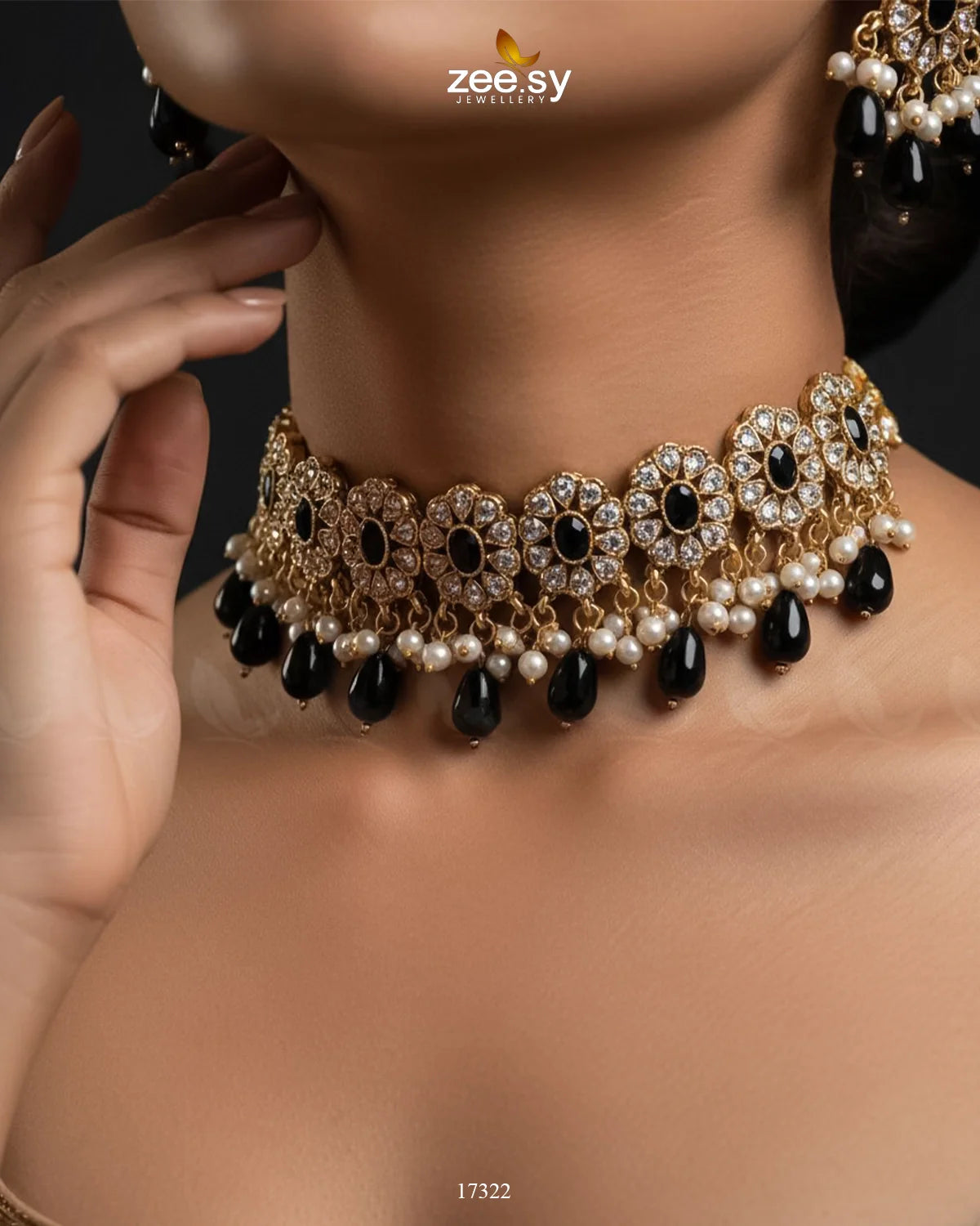 Blooming Flower Necklace Set - Zeesy Jewellery