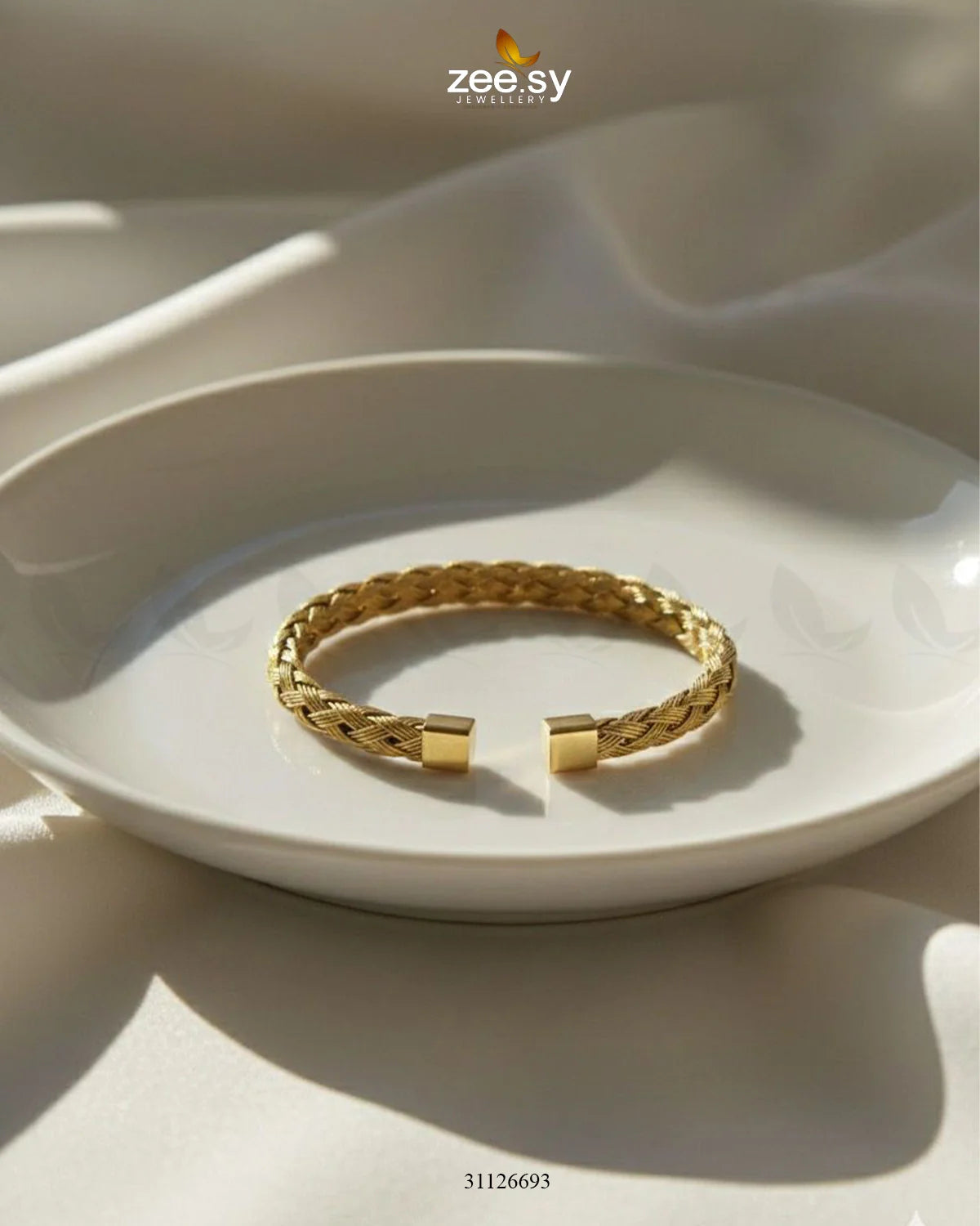 Basket Weave Stainless Steel Bracelet - Zeesy Jewellery