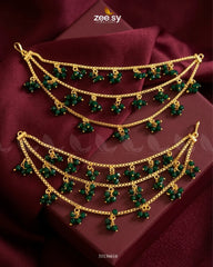 Zeesy-Bella Triple Layers Earring Sahara