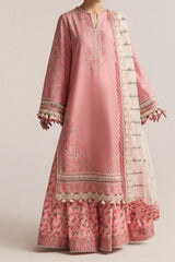 SS Lawn By Hussain Rehar Unstitched 3 Piece Emb Lawn Eid Edit Suit-07-Bella