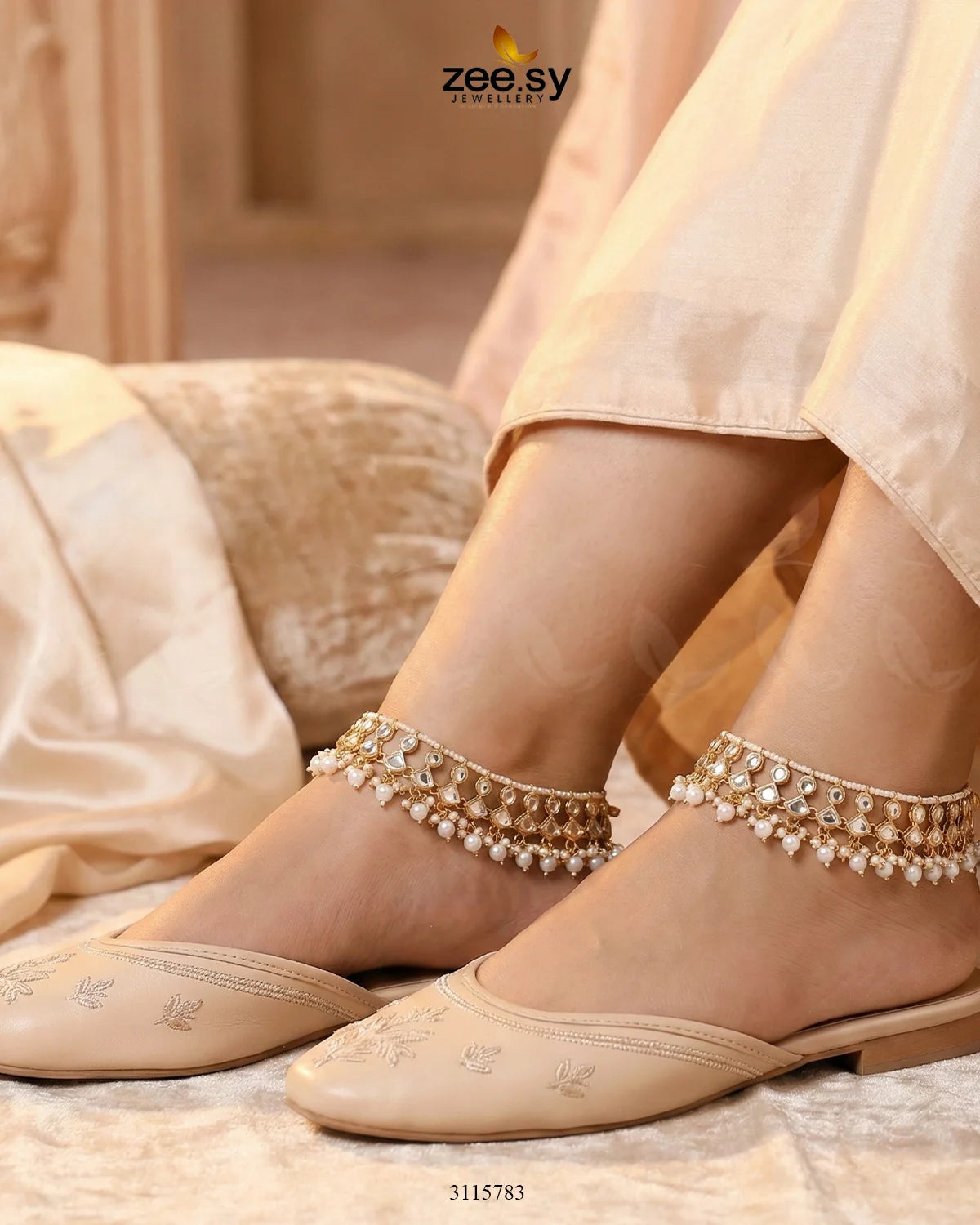 Benitoite Anklets - Zeesy Jewellery