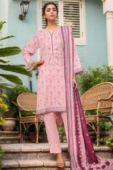 Bin Saeed Stitched 3 Piece Exc Printed Lawn Vol-03 Suit-NSM-2263-Pink
