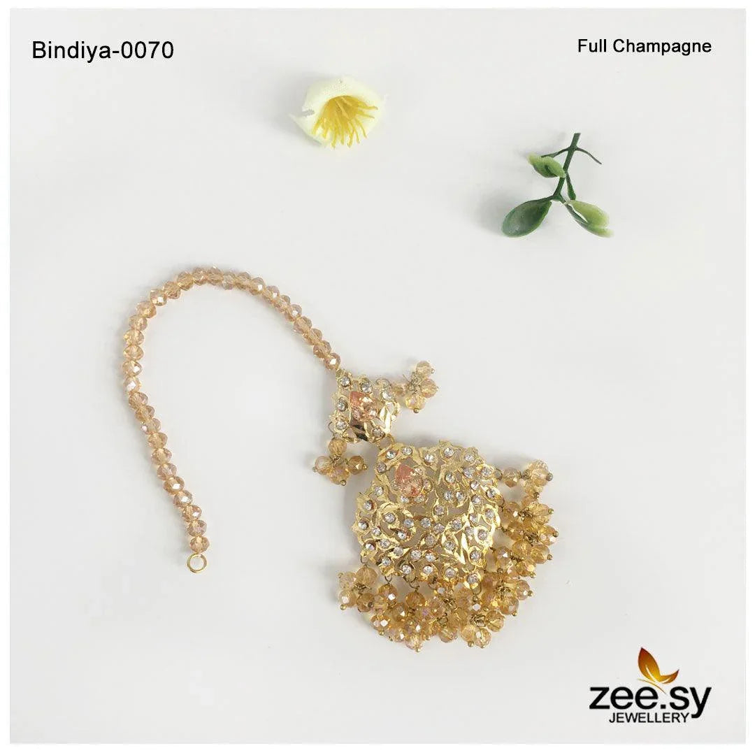 Bindiya-0070 Full Champagne - Zeesy Jewellery