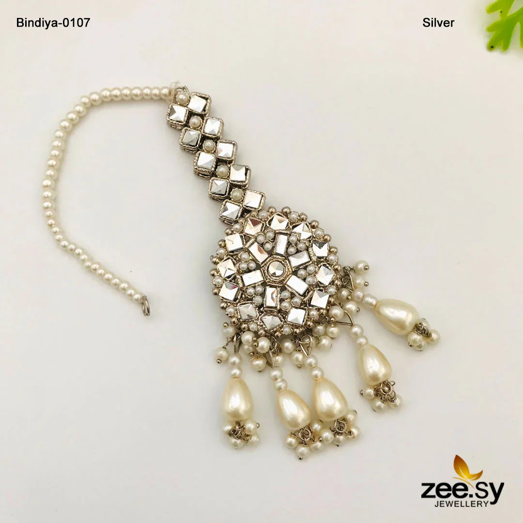 Bindiya-0108 Silver - Zeesy Jewellery