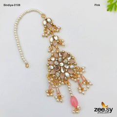 Bindiya-0108 Pink - Zeesy Jewellery