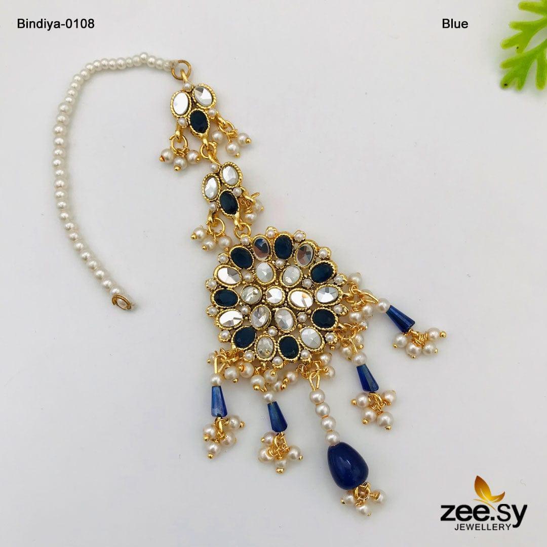 Bindiya-0108 Blue - Zeesy Jewellery